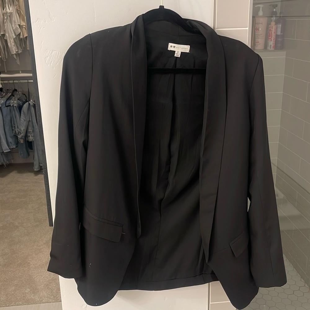 Black size small boutique blazer